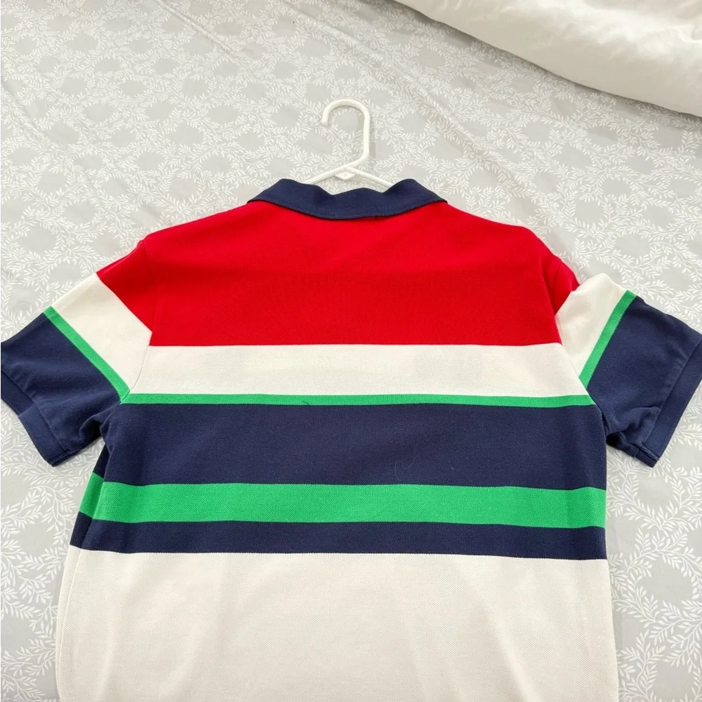 Ralph Lauren Polo with Red, Blue, and Green Stripes - Picture 3 of 3